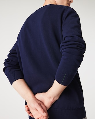 Men's Cotton V-Neck Sweater