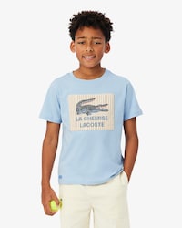 Badge Accent Cotton T-Shirt