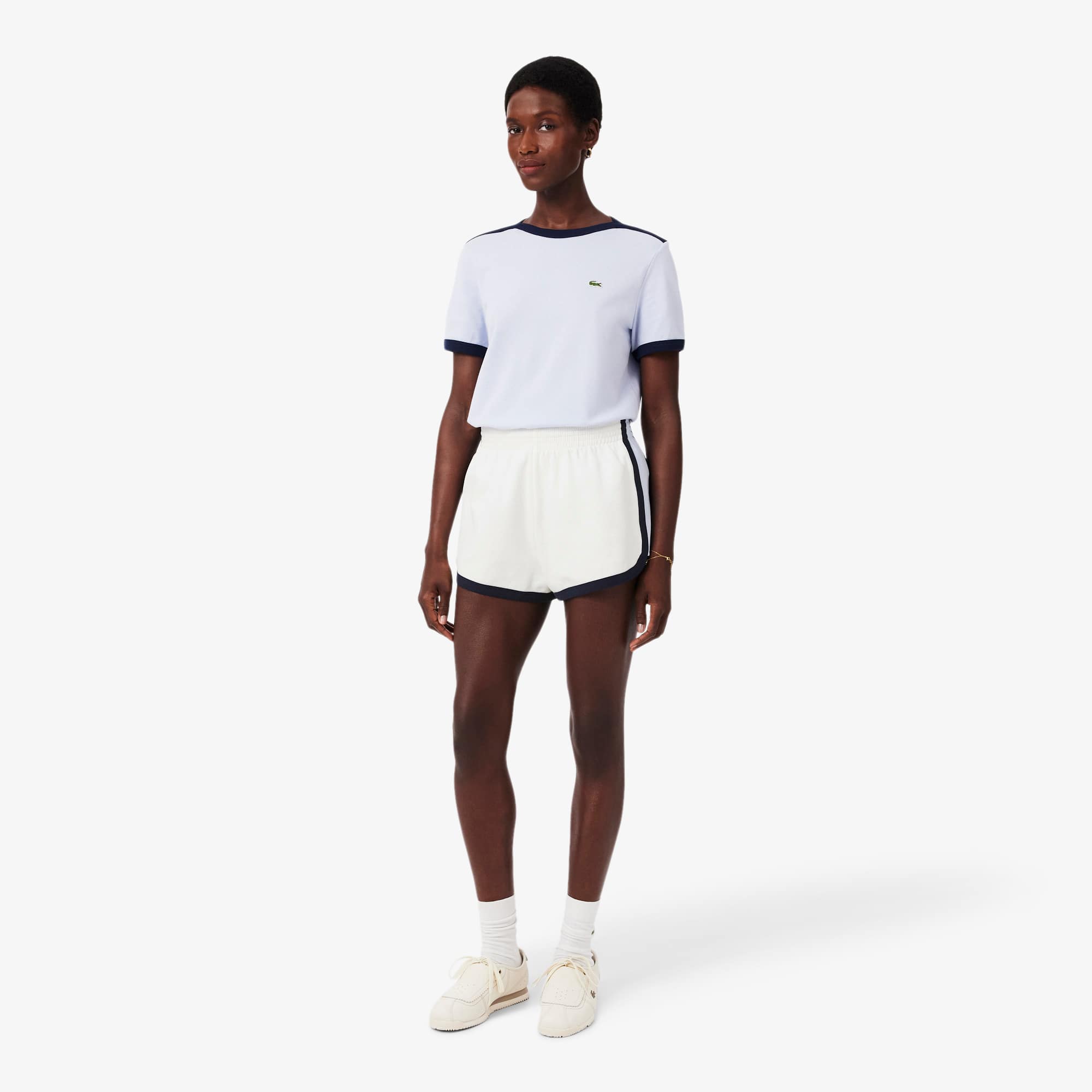 Lacoste Cotton Shorts - M (38) In White