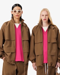 Runway Wool Blend Track Jacket