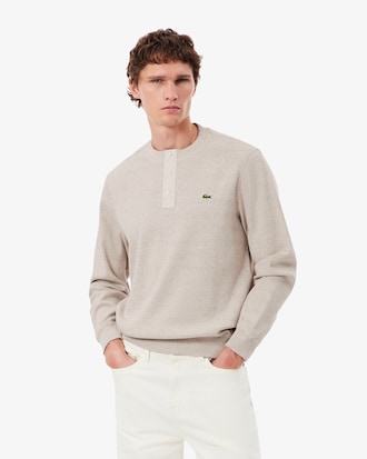 Ribbed Crew Neck Sweatshirt