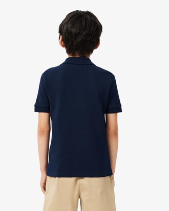 Contrast Band Petit Piqu&eacute; Polo Shirt