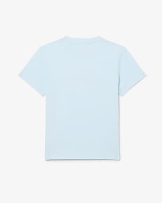 Crocodile Embroidery Cotton T-shirt
