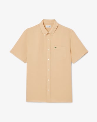Chemise à manches courtes homme en lin