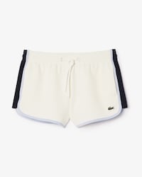 Women's Contrast Panel Piqué Shorts