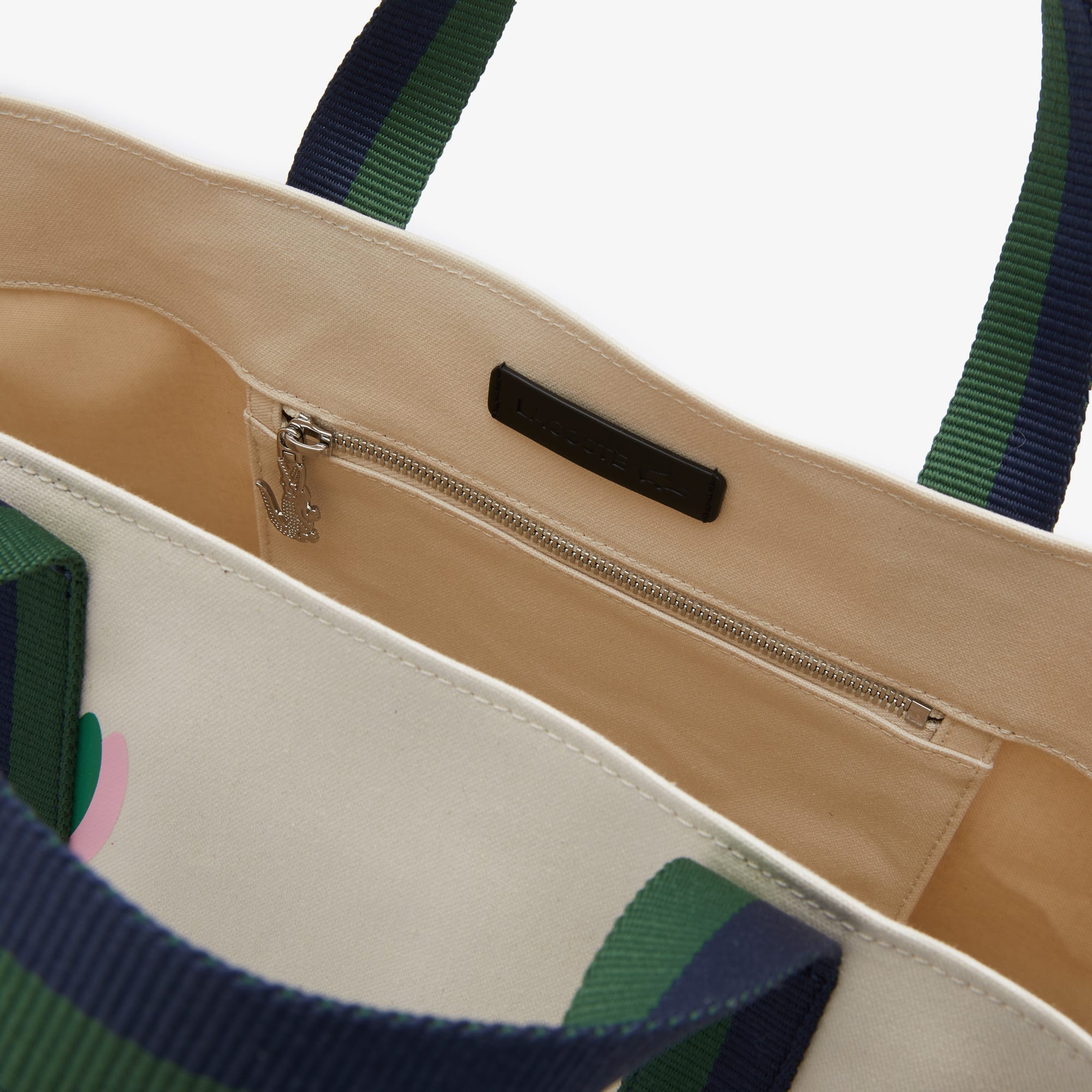 ラコステ　L L Summer Pack Crocodile Print Cotton Tote - Bags - New In 2025
