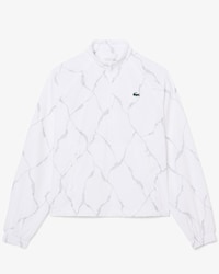 Reflective Crocodile Print Tennis Jacket