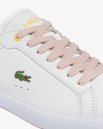 Women's Powercourt Leather Accent Sneakers