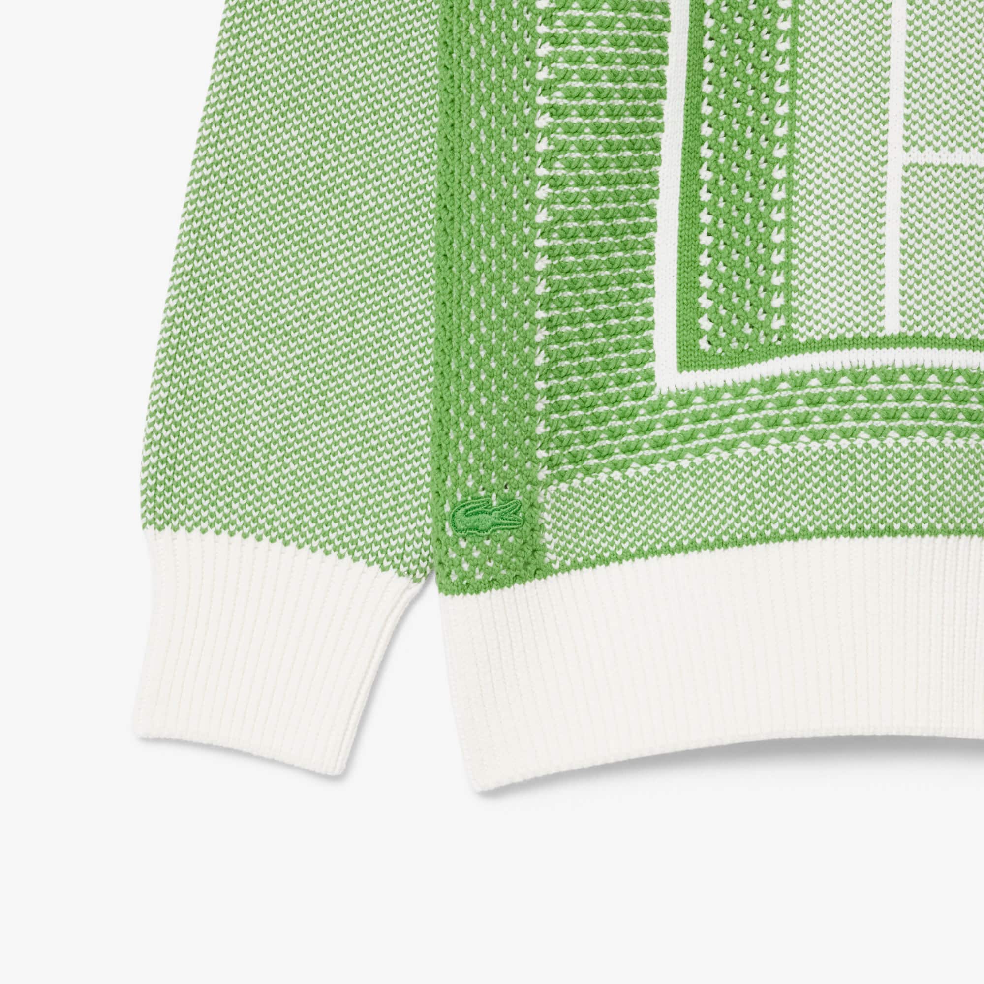 Tennis Court Graphic Sweater - Sweaters & Sweatshirts - New In