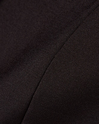 Blazer slim fit en laine logo brod&eacute;