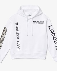 Men's Lacoste L!VE x Minecraft Loose Fit Fleece Hoodie