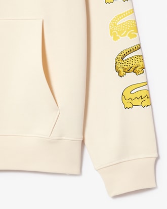 Unisex Contrast Crocodile Hoodie