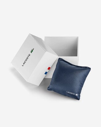 Men’s Lacoste.12.12 Blue Silicone Strap Watch