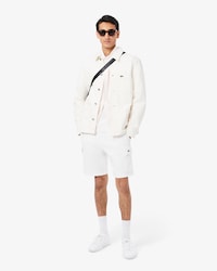 Men's Cotton Fleece Cargo Shorts