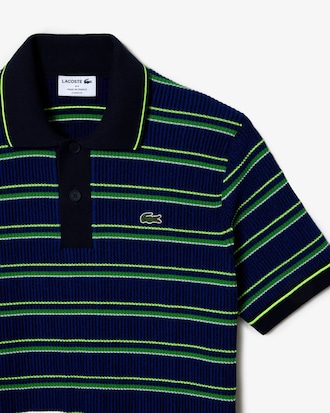Men&rsquo;s Made In France Organic Cotton Striped Polo
