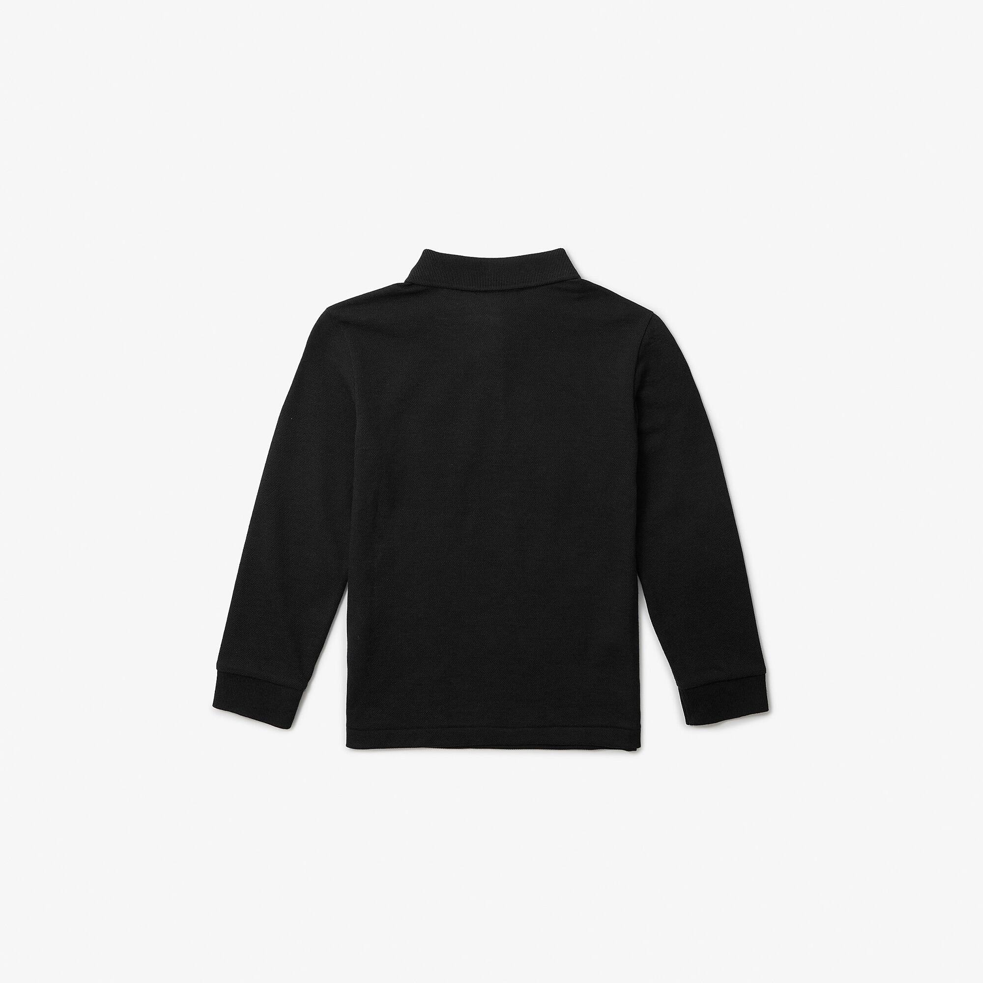 Boys' Long Sleeve Piqué Polo