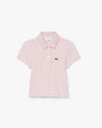 Girls' Scalloped Collar Piqu&eacute; Polo