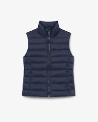 Water-Repellent Quilted Down Vest