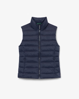 Water-Repellent Quilted Down Vest