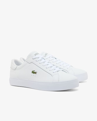 Men's Powercourt Graphic Leather Sneakers