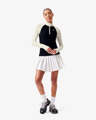Women's Lacoste x Bandier Pro Fleece Quarter-Zip