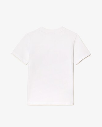 Kids' Crocodile Print Cotton T-Shirt