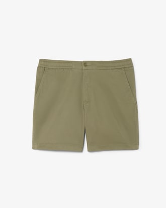 Regular Fit Stretch Cotton Shorts