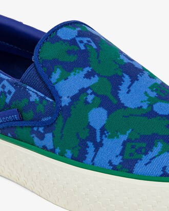 Sneakers juniors Jump Serve Slip en toile Lacoste x Minecraft