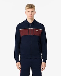 Men's Zip-Up Colorblock Hoodie