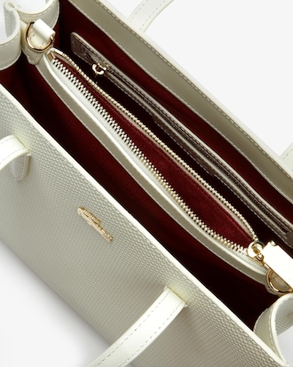 Bolso tote Chantaco de dos posiciones en piqué de piel para mujer 