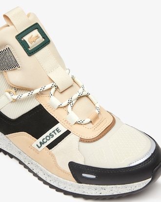 Men's Lacoste Run Breaker Leather Colour-Pop Outdoor Shoes