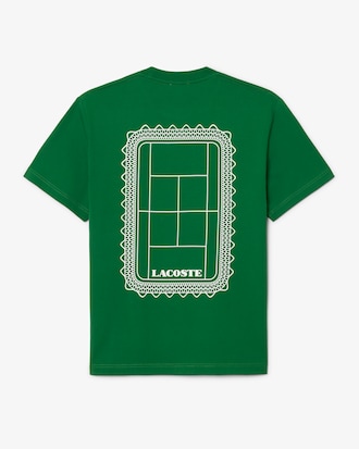 Tennis Print Cotton Jersey T-shirt