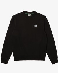 Unisex Lacoste LIVE Patch Cotton Fleece Sweatshirt