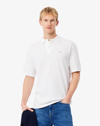 Men's Loose Fit Heavy Piqu&eacute; Polo