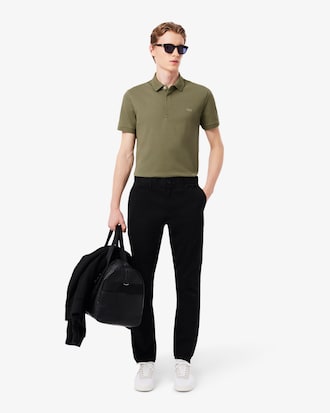 Men's Regular Fit Paris Stretch Piqué Polo