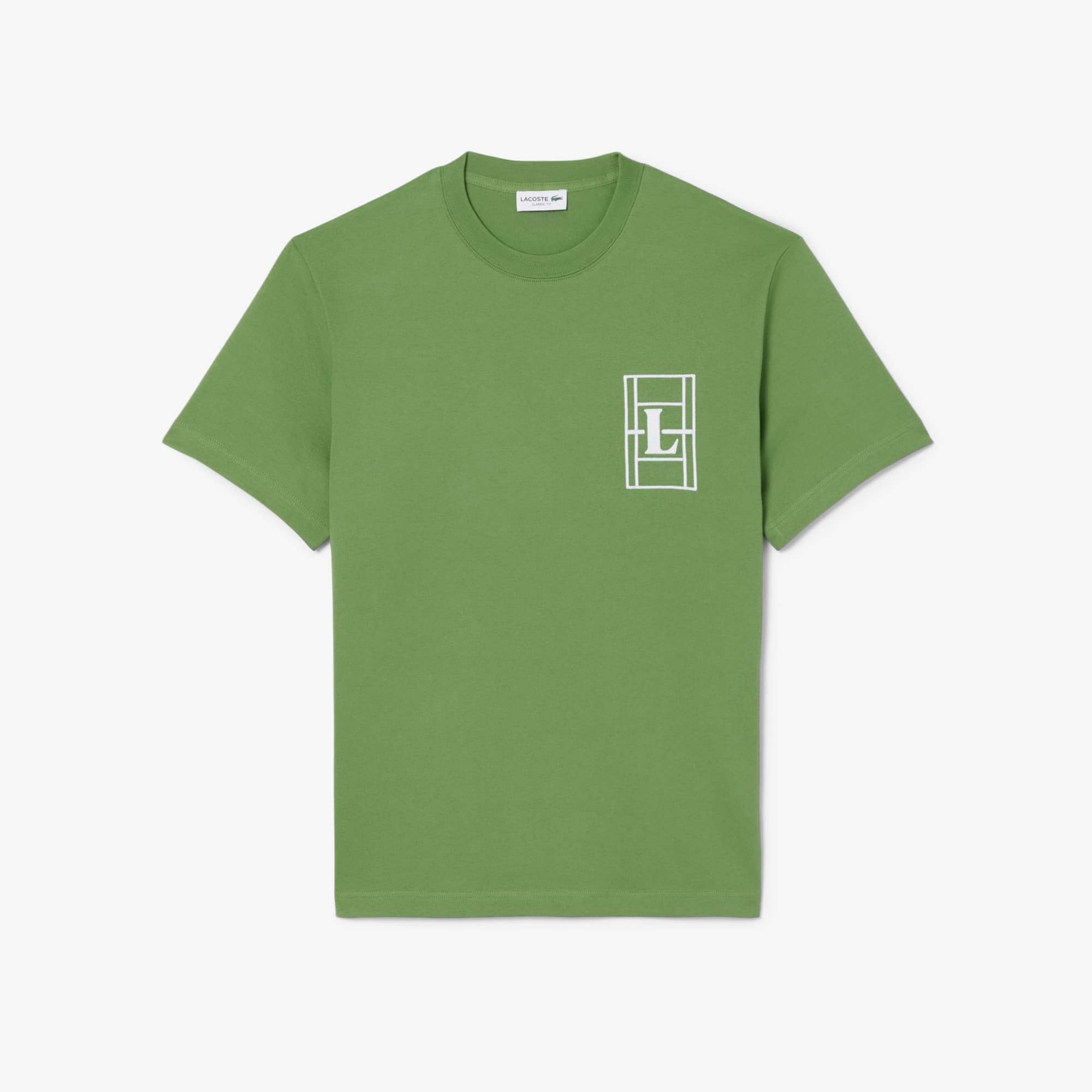 Embroidered Heavy Jersey T-shirt - Organic Cotton - New In 2026