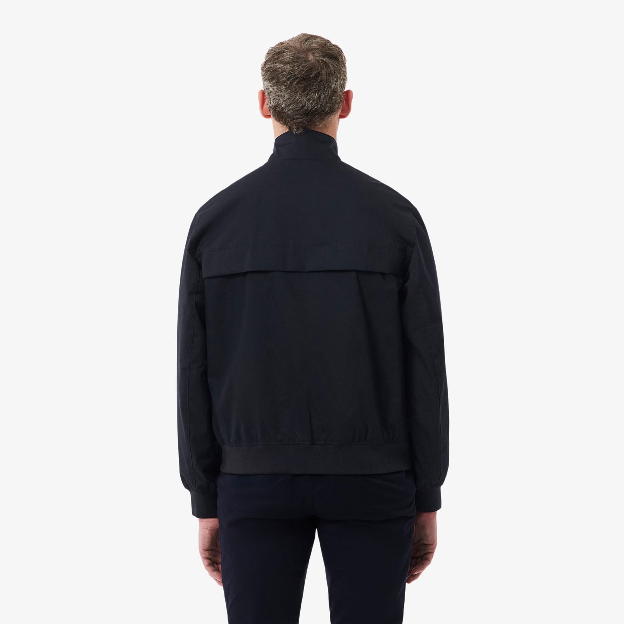 Water-Repellent Twill Harrington Jacket