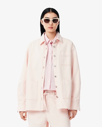 Sobrecamisa vaquera extragrande para mujer