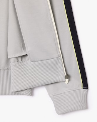 Men's Colorblock Ripstop Piqu&eacute; Zip-Up Sweatshirt