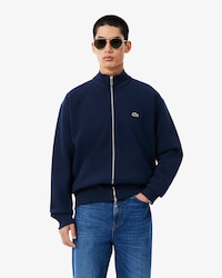 Double Face Piqu&eacute; Zipped Sweatshirt