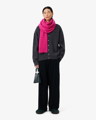 Runway Cashmere Cable Knit Cardigan