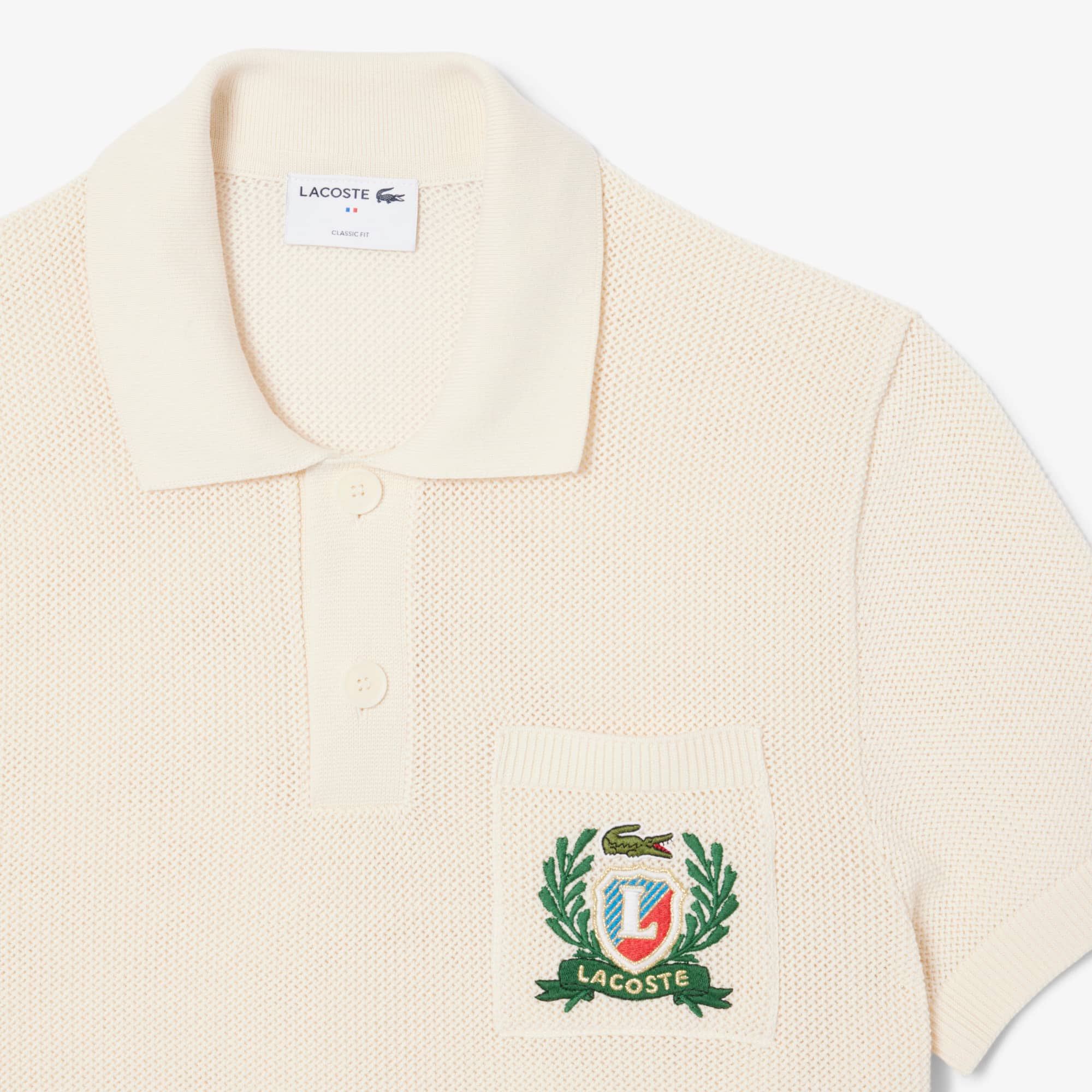 Men's Made In France Polo Collar Sweater - Sweaters