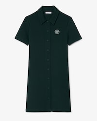 Robe col polo Piqu&eacute; badge tennis