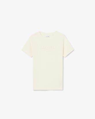 Textured Lacoste Cotton T-shirt
