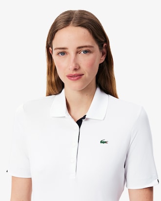 Women's Slim Fit UV Protect Stretch Golf Polo