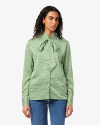 Regular Fit Removable Tie Collar Shirt