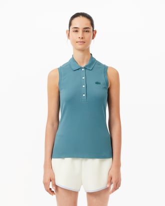 Women's Slim Fit L.12.D Sleeveless Stretch Polo