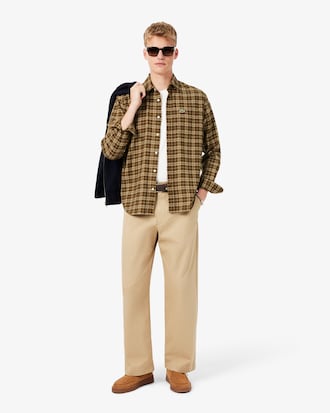 Regular Fit Plaid Flannel Shirt