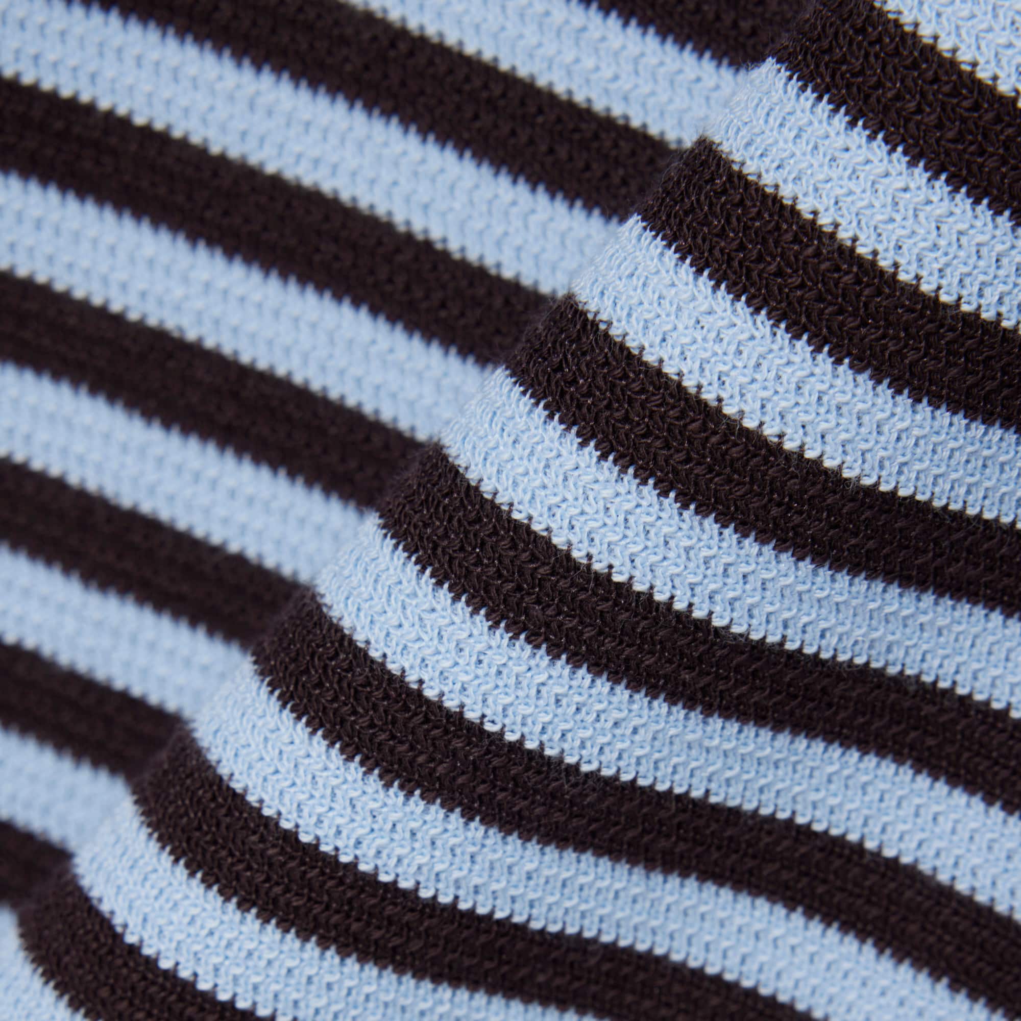 Classic Fit Textured Striped Polo