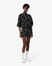 Reflective Print Lined Tennis Shorts